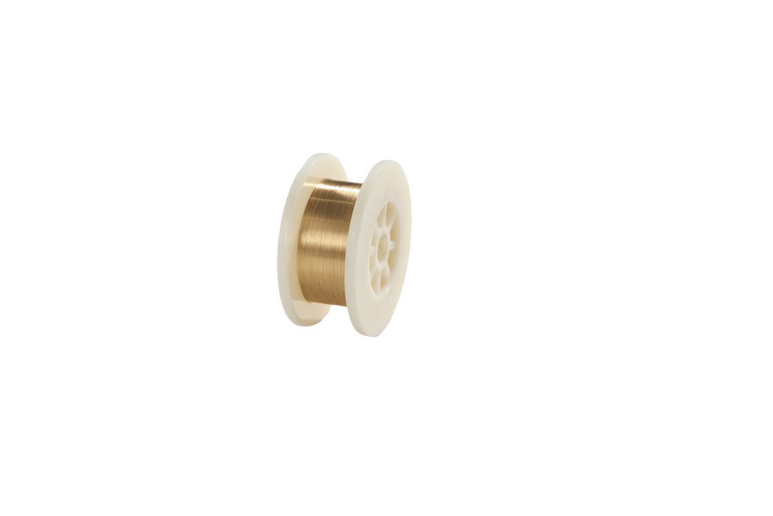 Diámetro de alambre ultra fino 0,011 mm alambre de tungsteno recubierto de oro para la industria de dispositivos médicos