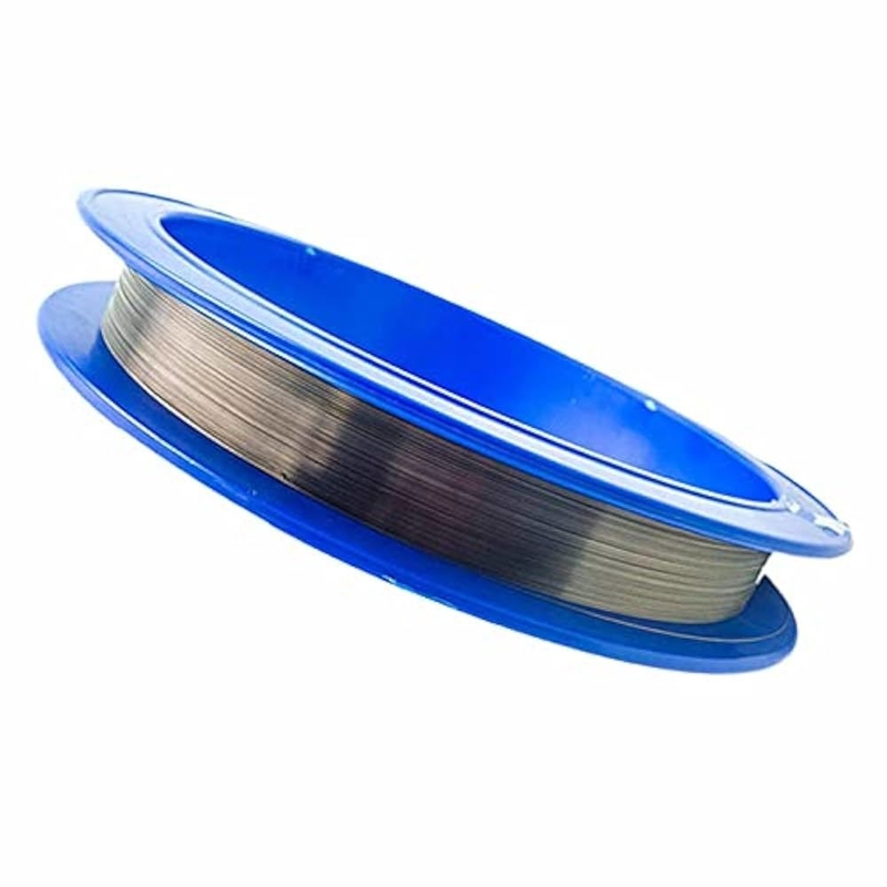 Alambre de tungsteno de alta pureza, 99.95% de pureza, diámetro del alambre de metal 0.09 mm-0.15 mm, longitud 6 m para laboratorio industrial
