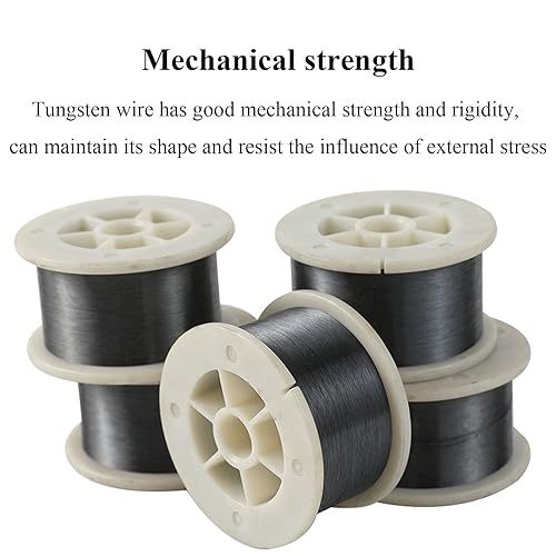 Diámetro 0,02 mm 99,95% alambre fino de tungsteno, 1000 m de largo alambre de tungsteno de metal de alta pureza limpiado y enderezado