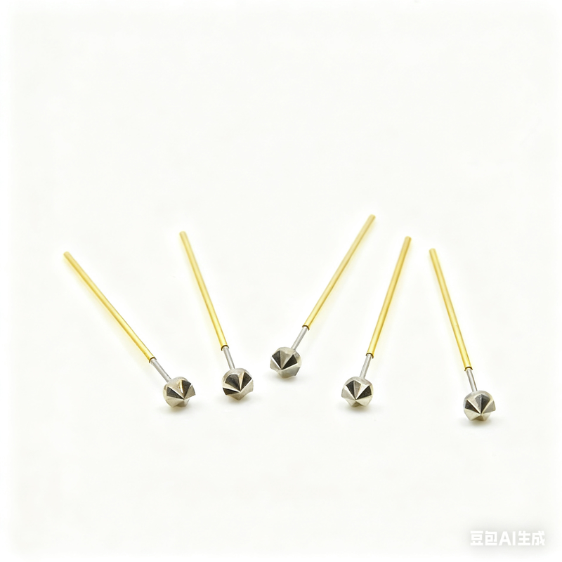 Precision-Engineered Gold Plated Spring Test Probe with 80g Spring Force and 1A Current Ration for PCB Testing