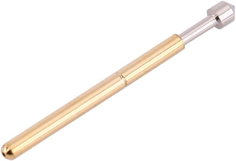 Proba de contacto de resorte Pogo Pin con corriente nominal de 3A 50mΩ Resistencia y trazo de 2,5 mm para pruebas de PCB