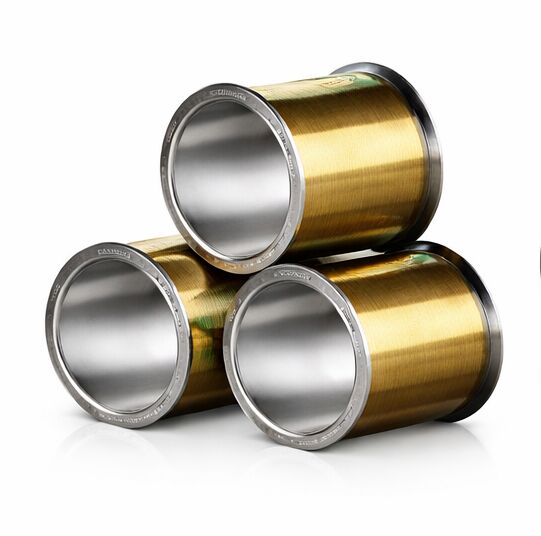 Fabricante de alambre de unión de plata chapada en oro de 15 µm, 18 µm, 20 µm, 25 µm, alambre ultrafino