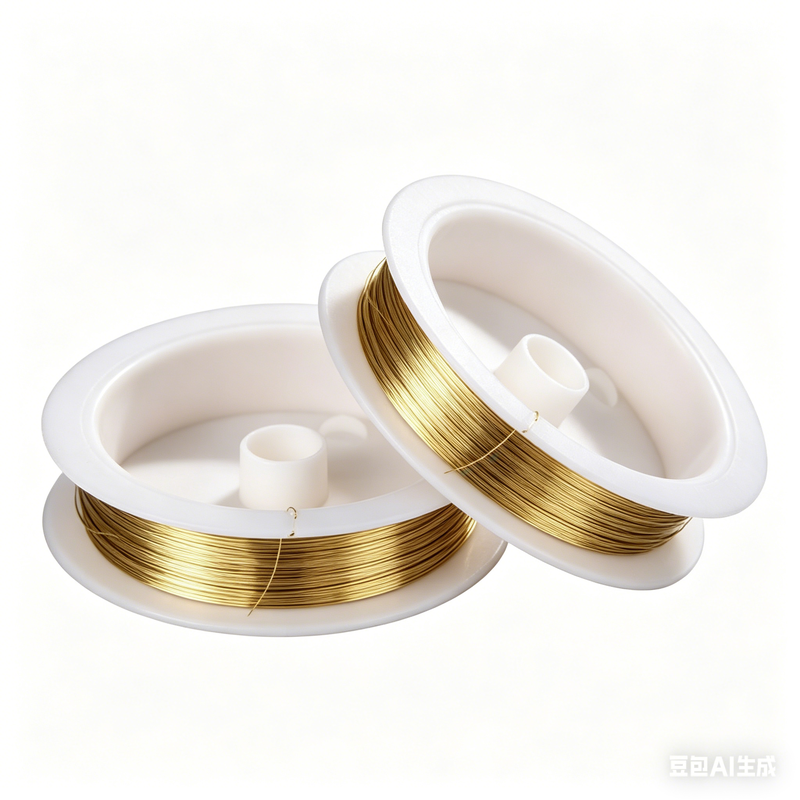 0.003mm Ultra Fine Gold Plated Tungsten Wire For Microelectrode Biosensor Implant Device