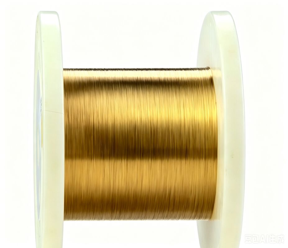 0.0035mm Micro diámetro alambre de tungsteno recubierto de oro para micro piezas electrónicas de vacío