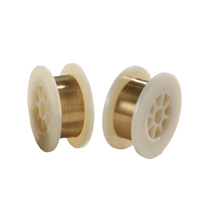 0.0035mm Micro diámetro alambre de tungsteno recubierto de oro para micro piezas electrónicas de vacío