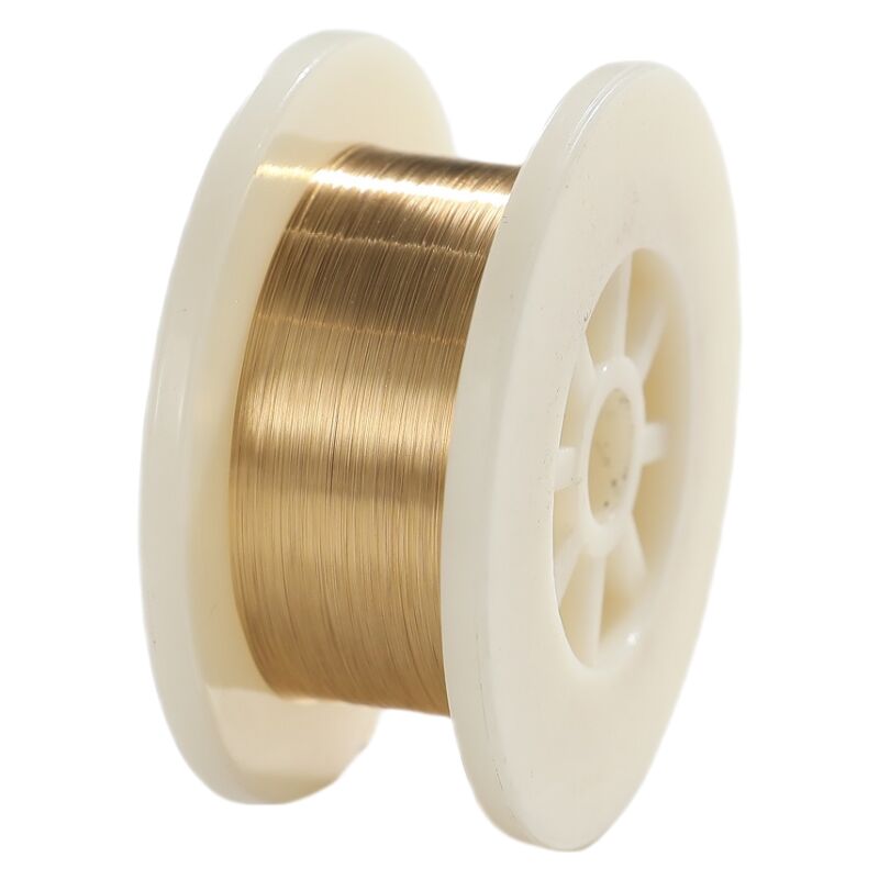 0.0035mm Micro diámetro alambre de tungsteno recubierto de oro para micro piezas electrónicas de vacío